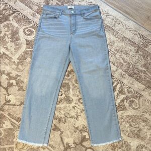 LOFT Light Blue High Rise straight Jeans